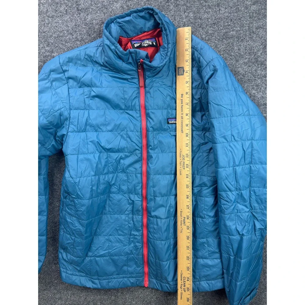 Patagonia Nano Puff Jacket Kids XXL 16-18 Blue Primaloft Quilted Puffer